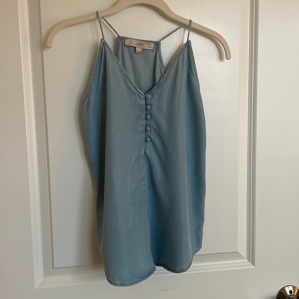 2 for $15 LOFT Chambray Tank